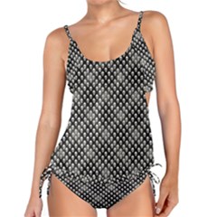 Sketchy Skulls Pattern Tankini Set by bloomingvinedesign