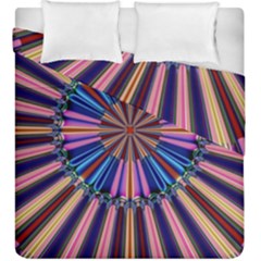 Artwork Fractal Geometrical Design Duvet Cover Double Side (king Size) by Wegoenart