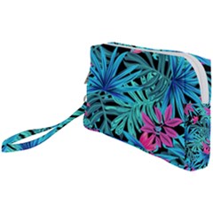 Leaves Picture Tropical Plant Wristlet Pouch Bag (small) by Wegoenart