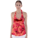 Poppies  Babydoll Tankini Top View1