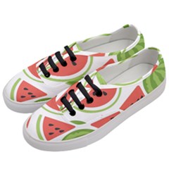 Watermelon Juice Auglis Clip Art Watermelon Women s Classic Low Top Sneakers by Vaneshart