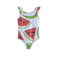 Watermelon Juice Auglis Clip Art Watermelon Kids  Frill Swimsuit by Vaneshart