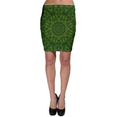 Fauna Nature Ornate Leaf Bodycon Skirt by pepitasart