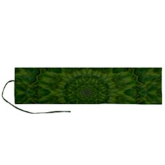 Fauna Nature Ornate Leaf Roll Up Canvas Pencil Holder (l) by pepitasart