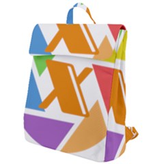 Xcoin Logo 200x200 Flap Top Backpack by Ipsum