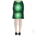 Green Blast Background Short Mermaid Skirt View2