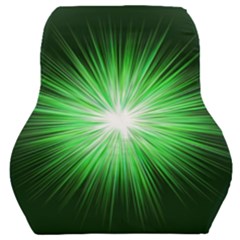 Green Blast Background Car Seat Back Cushion  by Mariart