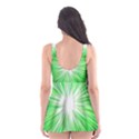 Green Blast Background Skater Dress Swimsuit View2