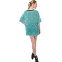 Sweet Pray Sweet Oversize Sheer Teal Chiffon Shirt View2