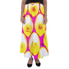 Pop Art Tennis Balls Flared Maxi Skirt by essentialimage