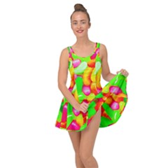 Vibrant Jelly Bean Candy Inside Out Casual Dress by essentialimage