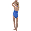 Surfer Pattern Go with the Flow One Piece Swimsuit View2