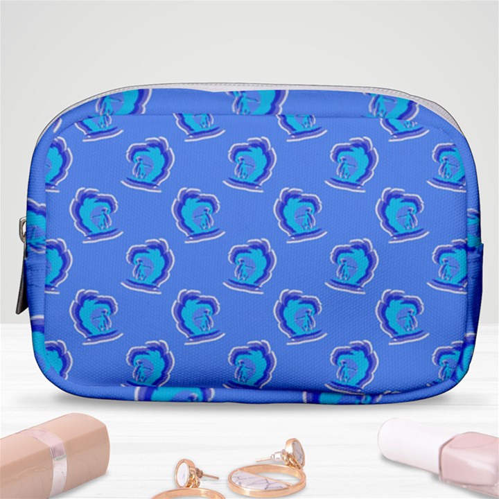 Surfer Pattern Make Up Pouch (Small)