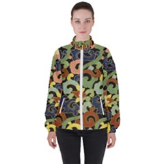 Abstract 2920824 960 720 Women s High Neck Windbreaker by vintage2030