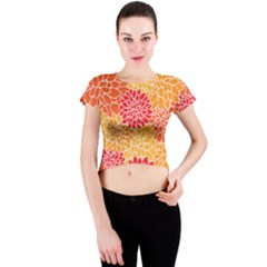 Abstract 1296710 960 720 Crew Neck Crop Top by vintage2030