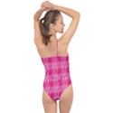 Checks 316856 960 720 Classic One Shoulder Swimsuit View2