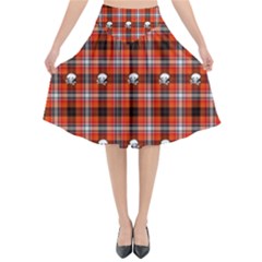 Plaid 857955 960 720 Flared Midi Skirt by vintage2030