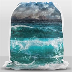 Waves 3975256 960 720 Drawstring Bag (large) by vintage2030