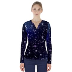 Star 67044 960 720 V-neck Long Sleeve Top by vintage2030