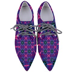 Seamless Wallpaper Art Women s Pointed Oxford Shoes by Vaneshart