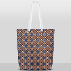 4 1c Full Print Rope Handle Tote (small) by ArtworkByPatrick