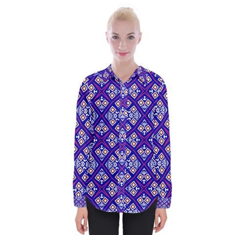 Symmetry Womens Long Sleeve Shirt by Sobalvarro