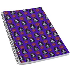 Girl Flower Pattern Royal Blue 5 5  X 8 5  Notebook by snowwhitegirl