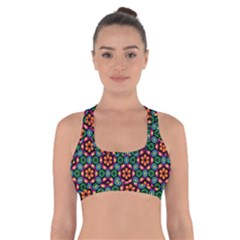 Pattern  Cross Back Sports Bra by Sobalvarro