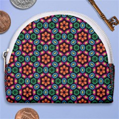 Pattern  Horseshoe Style Canvas Pouch by Sobalvarro