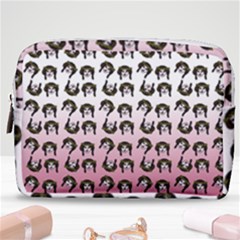 Retro Girl Daisy Chain Pattern Make Up Pouch (medium) by snowwhitegirl