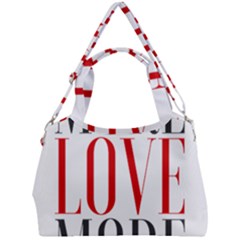 More Love More Double Compartment Shoulder Bag by Lovemore