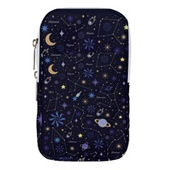 Starry Night  Space Constellations  Stars  Galaxy  Universe Graphic  Illustration Waist Pouch (small) by Vaneshart