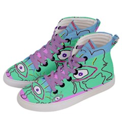 Designed By Revolution Child  u G L Y   Women s Hi-top Skate Sneakers by designedbyrevolutionchild