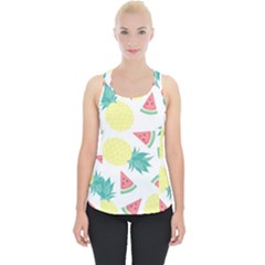 Vector Seamless Pattern With Pineapples Piece Up Tank Top by Vaneshart