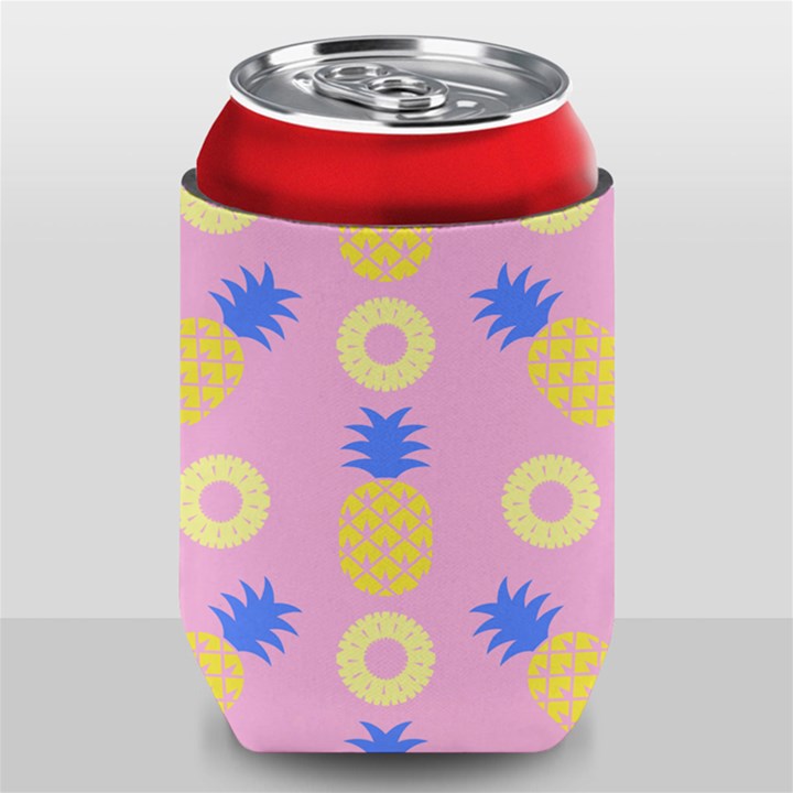 Pop Art Pineapple Seamless Pattern Vector Can Holder