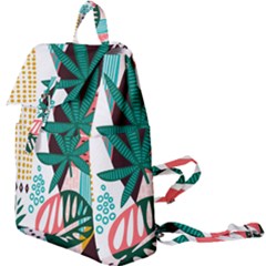 Abstract Seamless Pattern With Tropical Leaves Buckle Everyday Backpack by Vaneshart