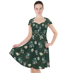 Grass Love Cap Sleeve Midi Dress by Mezalola