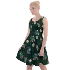 Grass Love Knee Length Skater Dress by Mezalola