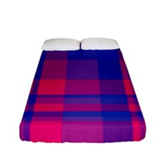 Bisexual Plaid Fitted Sheet (full/ Double Size) by NanaLeonti