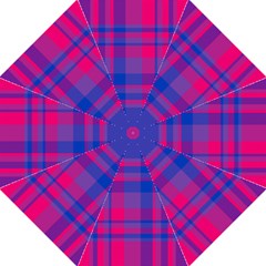 Bisexual Plaid Straight Umbrellas by NanaLeonti