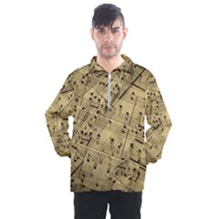 Music Nuts Sheet Men s Half Zip Pullover by Mariart