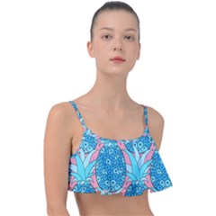 Pineapples Frill Bikini Top by Sobalvarro