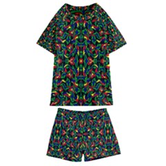 Abstract 45 Kids  Swim Tee And Shorts Set by ArtworkByPatrick