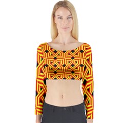 Rby 68 Long Sleeve Crop Top by ArtworkByPatrick