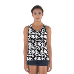 Ghosts Sport Tank Top  by bloomingvinedesign