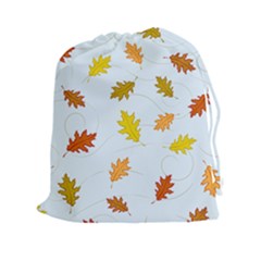 Every Leaf Drawstring Pouch (2xl) by WensdaiAmbrose