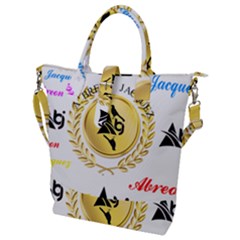 Lux2 Buckle Top Tote Bag by ABjCompany