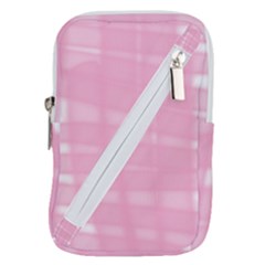 Pink Ribbon Belt Pouch Bag (large) by snowwhitegirl