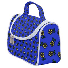 Daisy Royal Blue Satchel Handbag by snowwhitegirl