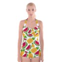 Watermelon Pattern Se Fruit Summer Boyleg Halter Swimsuit  View1